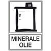 Recyclagepictogram STN 973 300x450mm polypropyleen - minerale olien